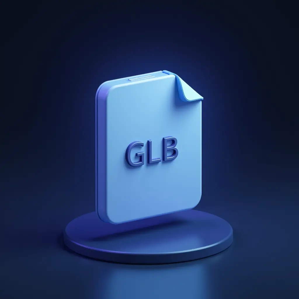 GLB Export — Download an optimized GLB of any model in your scene — ready for your Self-Hosted setup.