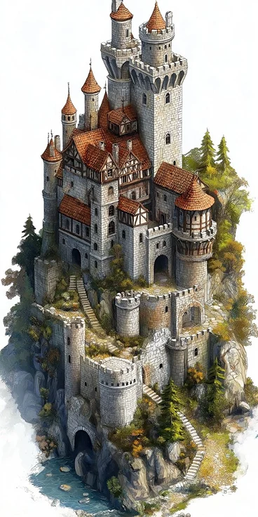 Input photo of a castle